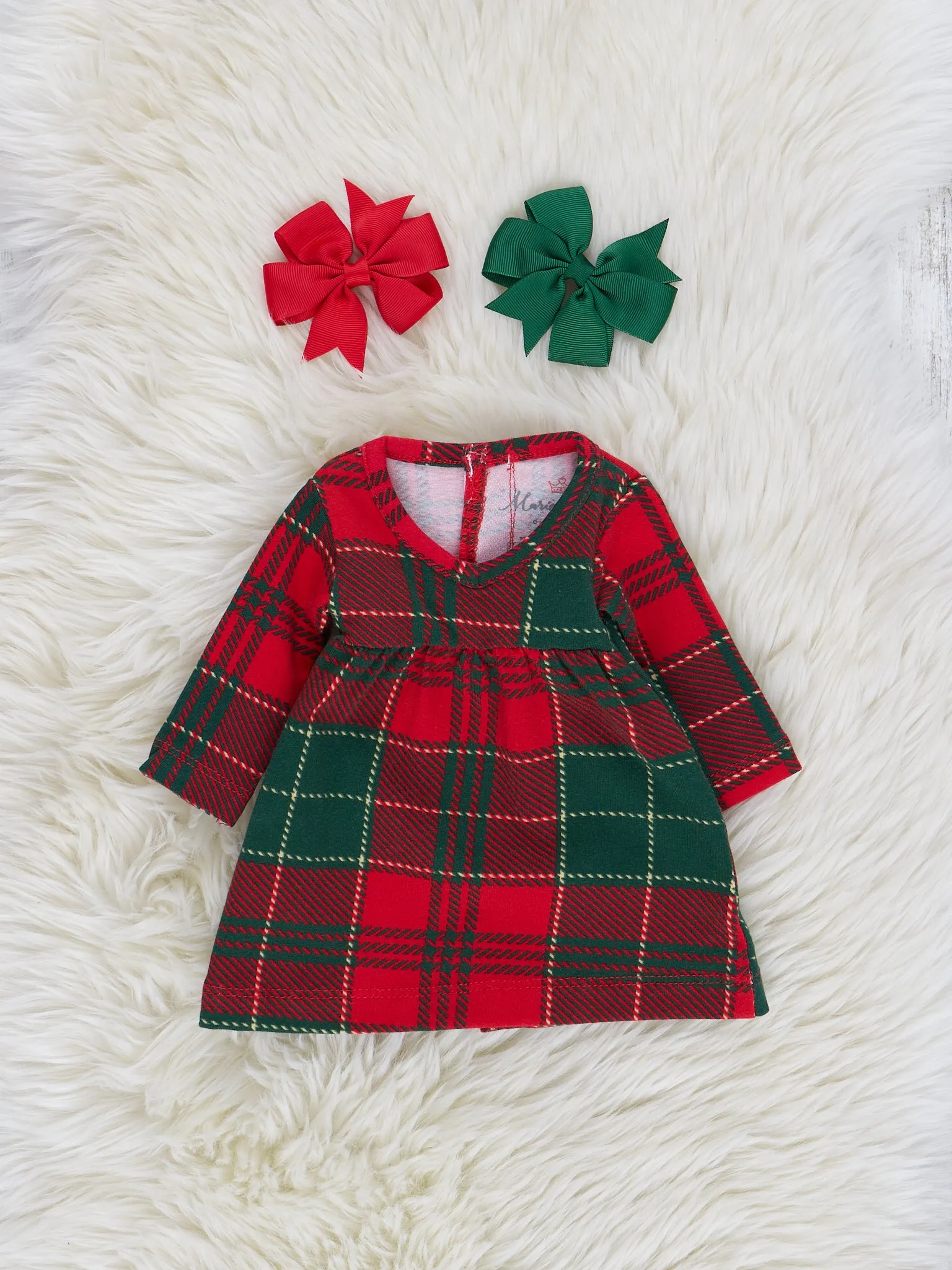 Red & Green Plaid Baby Doll Night Gown