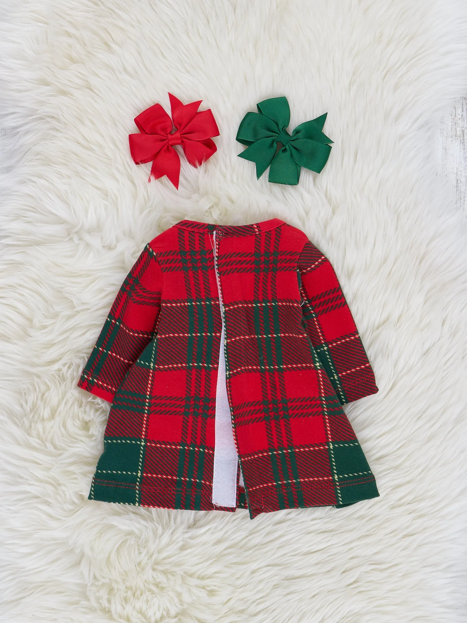 Red & Green Plaid Baby Doll Night Gown