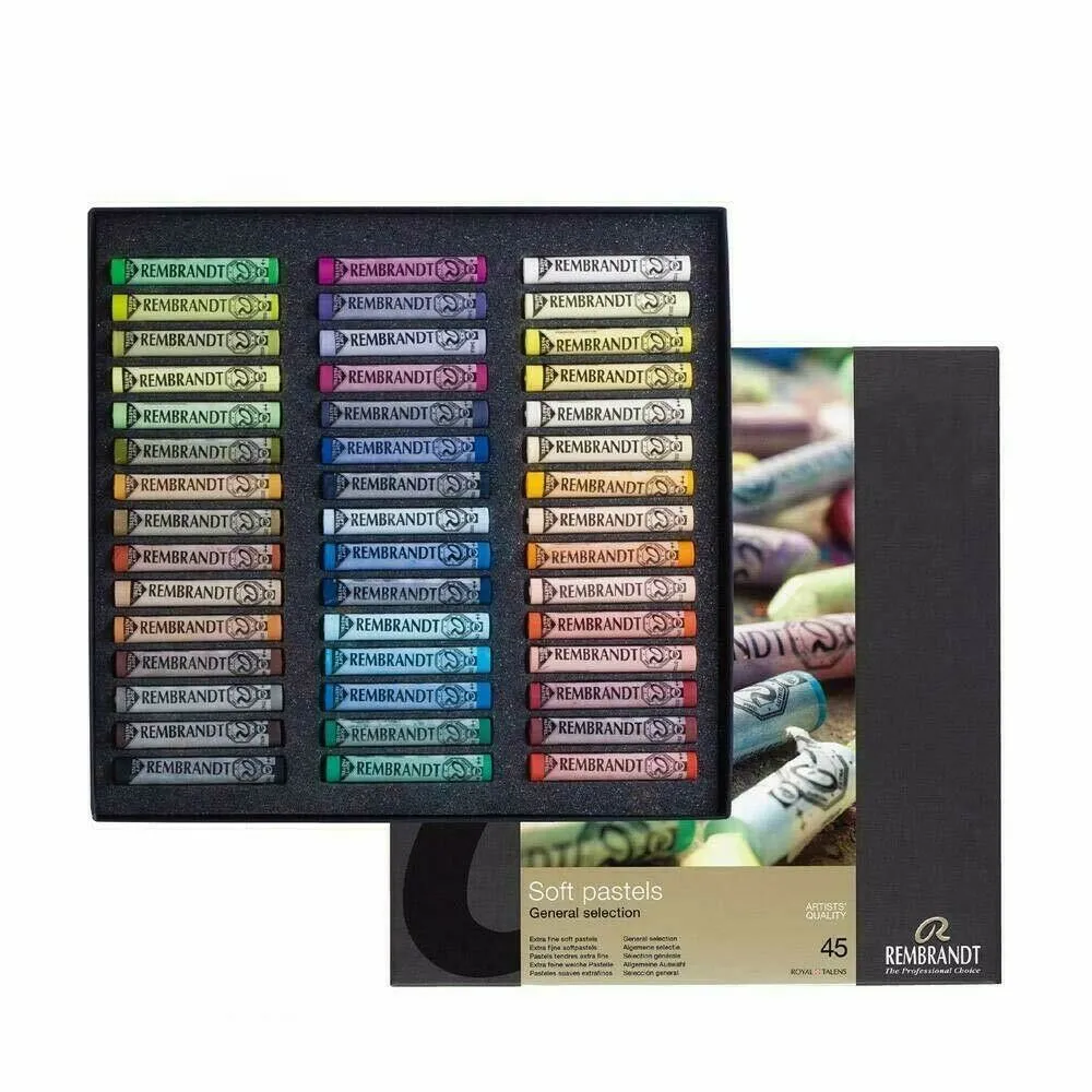 Rembrandt Artists Quality General Soft Pastels - Set of 45