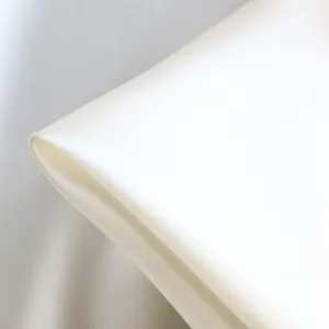 Remnant of Ivory Silk Satin - 22mm