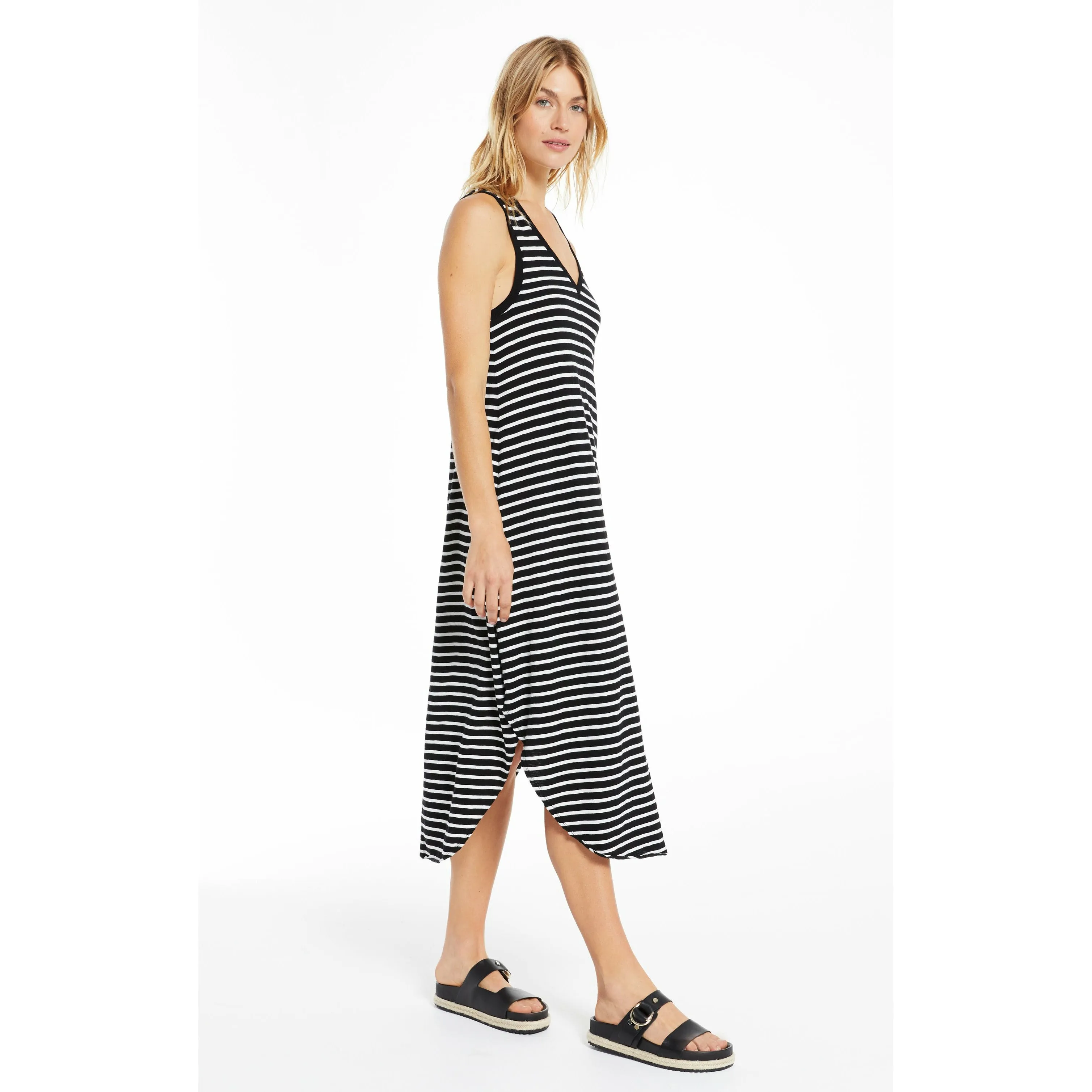 Reverie Inverted Stripe Dress