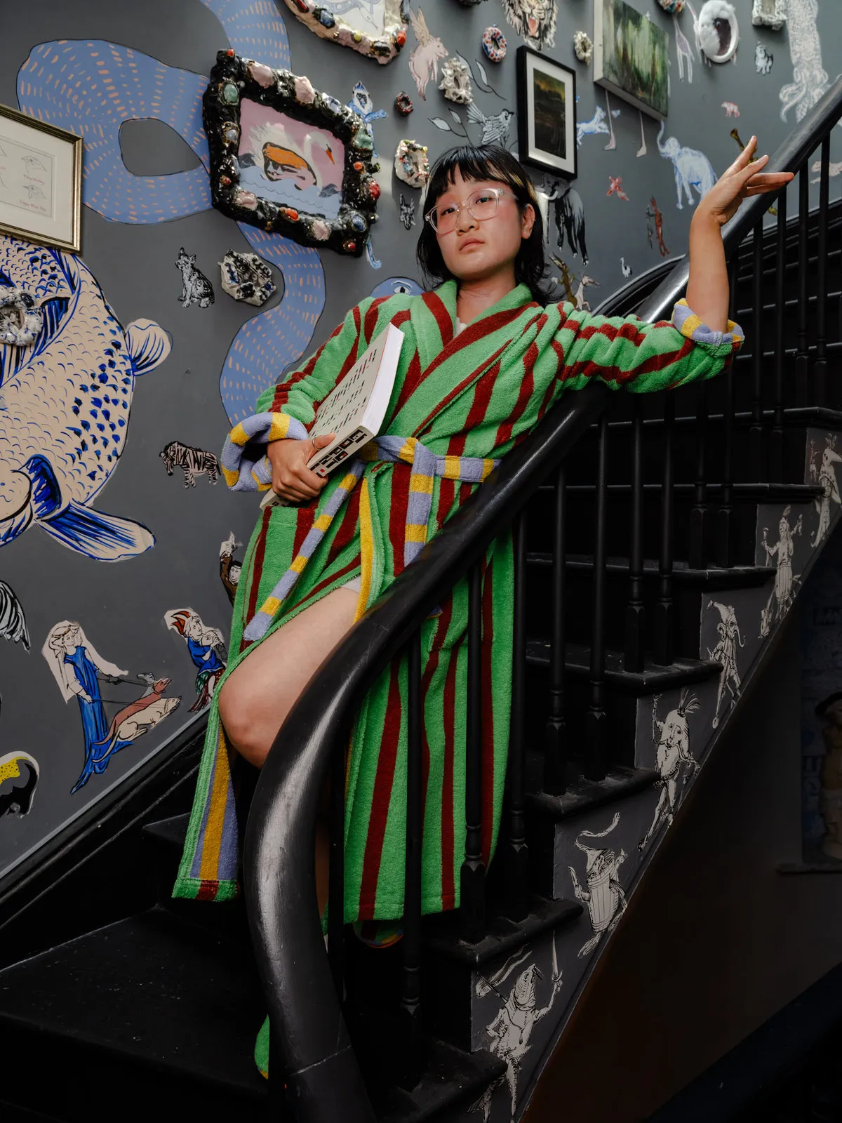 Robe - Nicholas Stripe