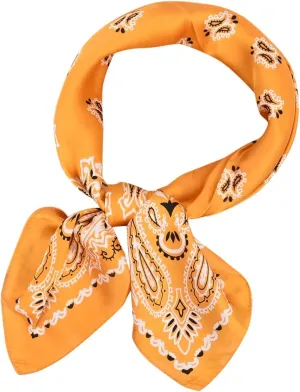 Satin Vintage Square Head Scarves Silk Like Neck Scarf Hair Sleeping Wrap Satin Silk Scarfs for Women