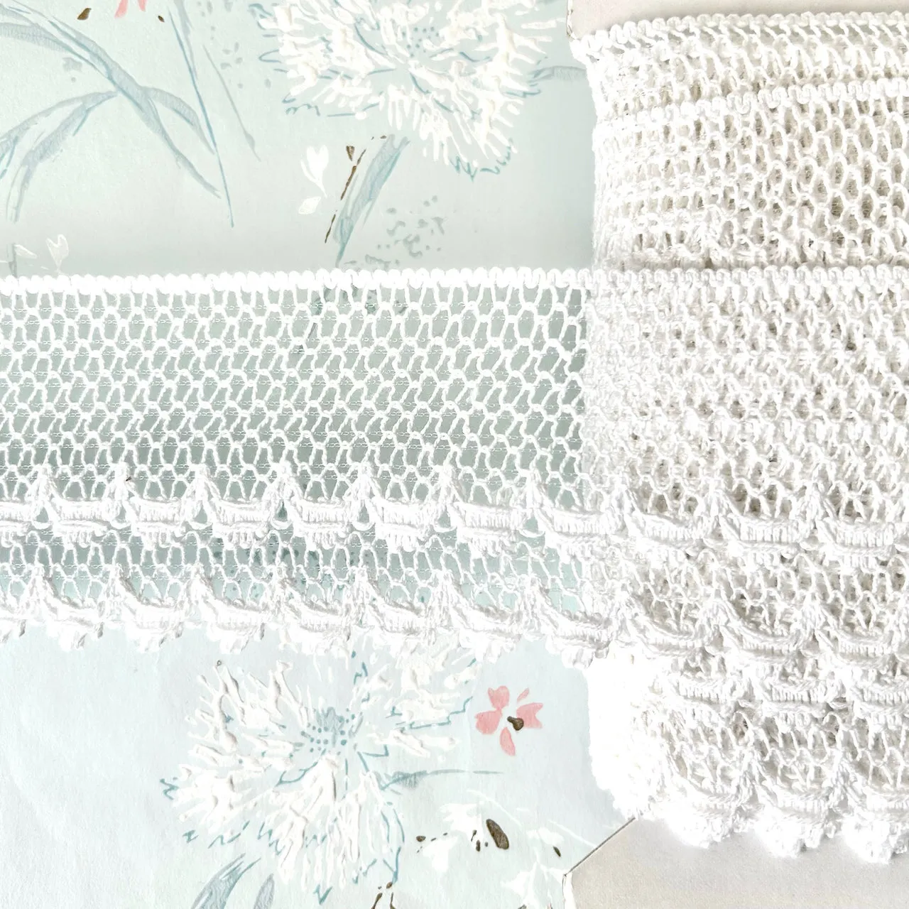 Scalloped Loop Cluny Lace - Multiple Colorways