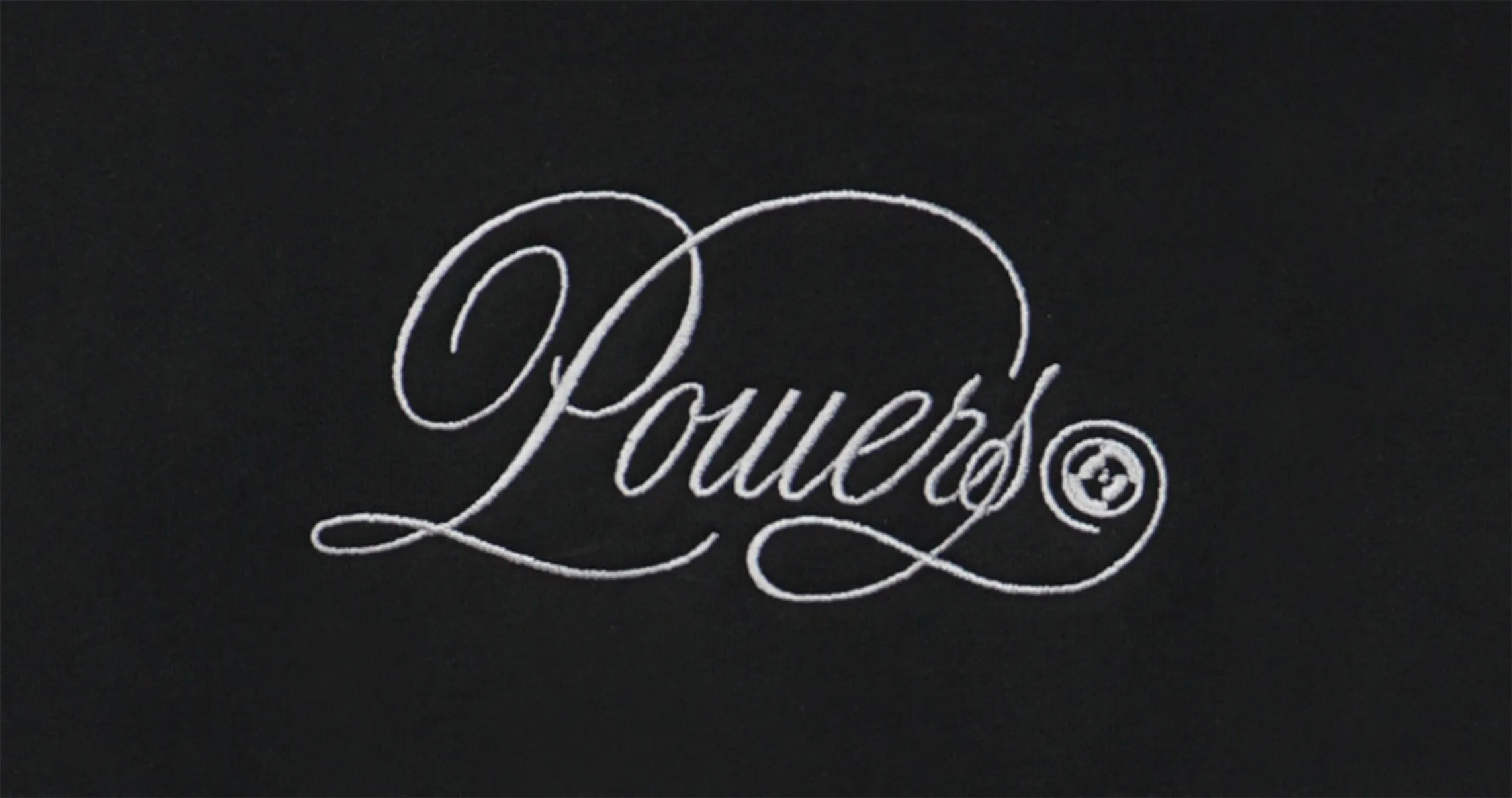 SCRIPT POWERS HOODIE - Black