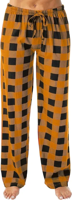 sdbrld Plaid Pj Pants Women,Women's Pajama Pant Lounge Baggy High Wasited Wide Leg Pants Comfy Casual Trendy Printed Pj Pants