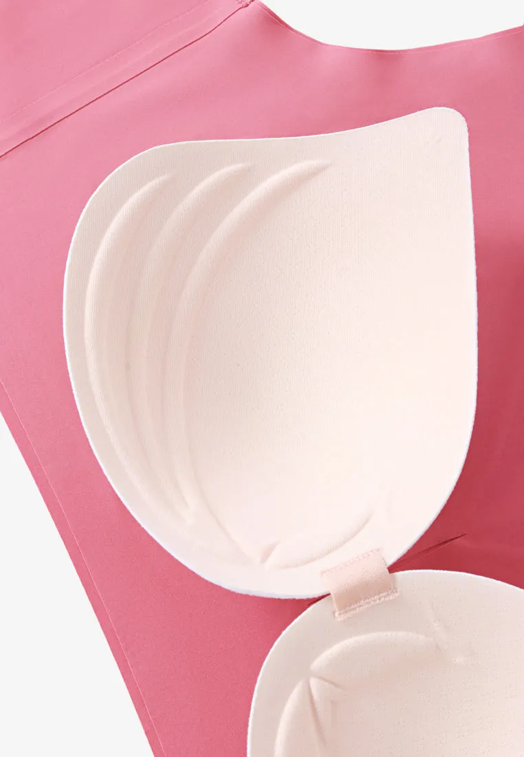 Seamra Comfort Seamless Lounge Bra - Nude