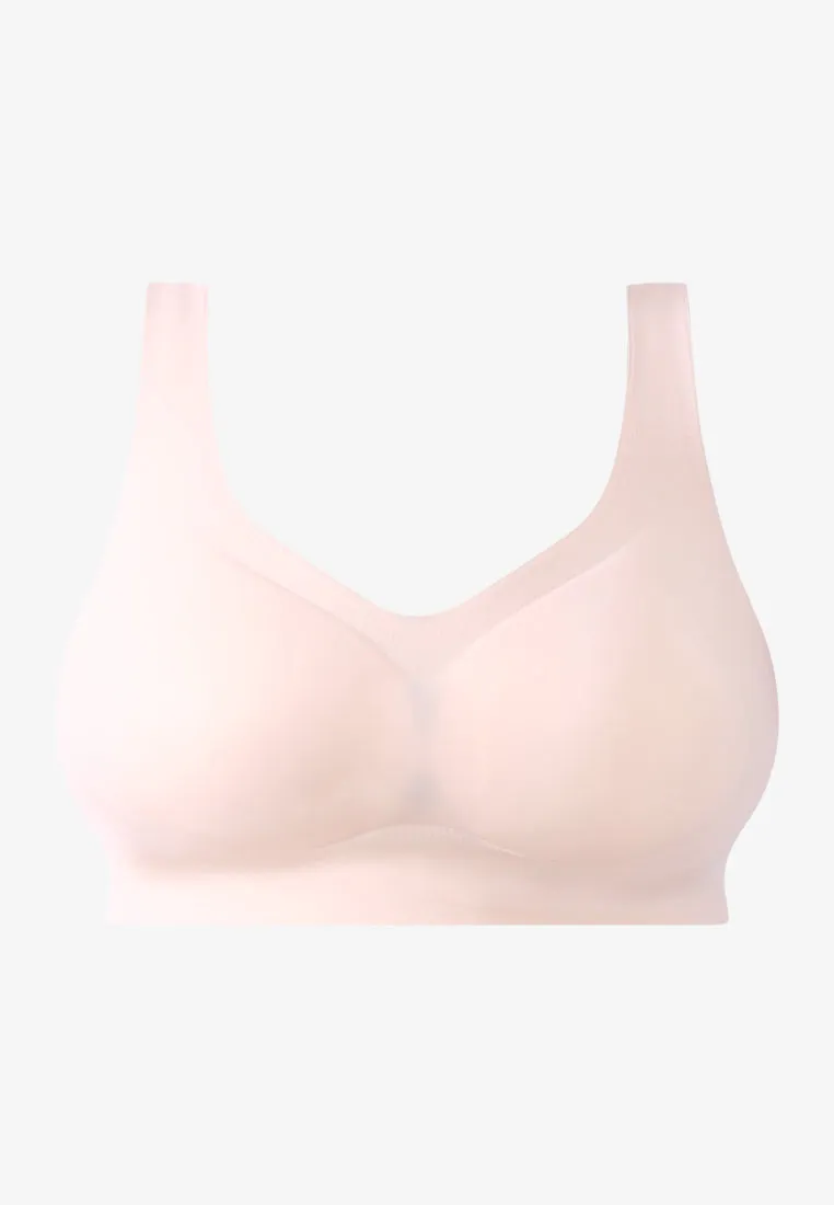 Seamra Comfort Seamless Lounge Bra - Nude