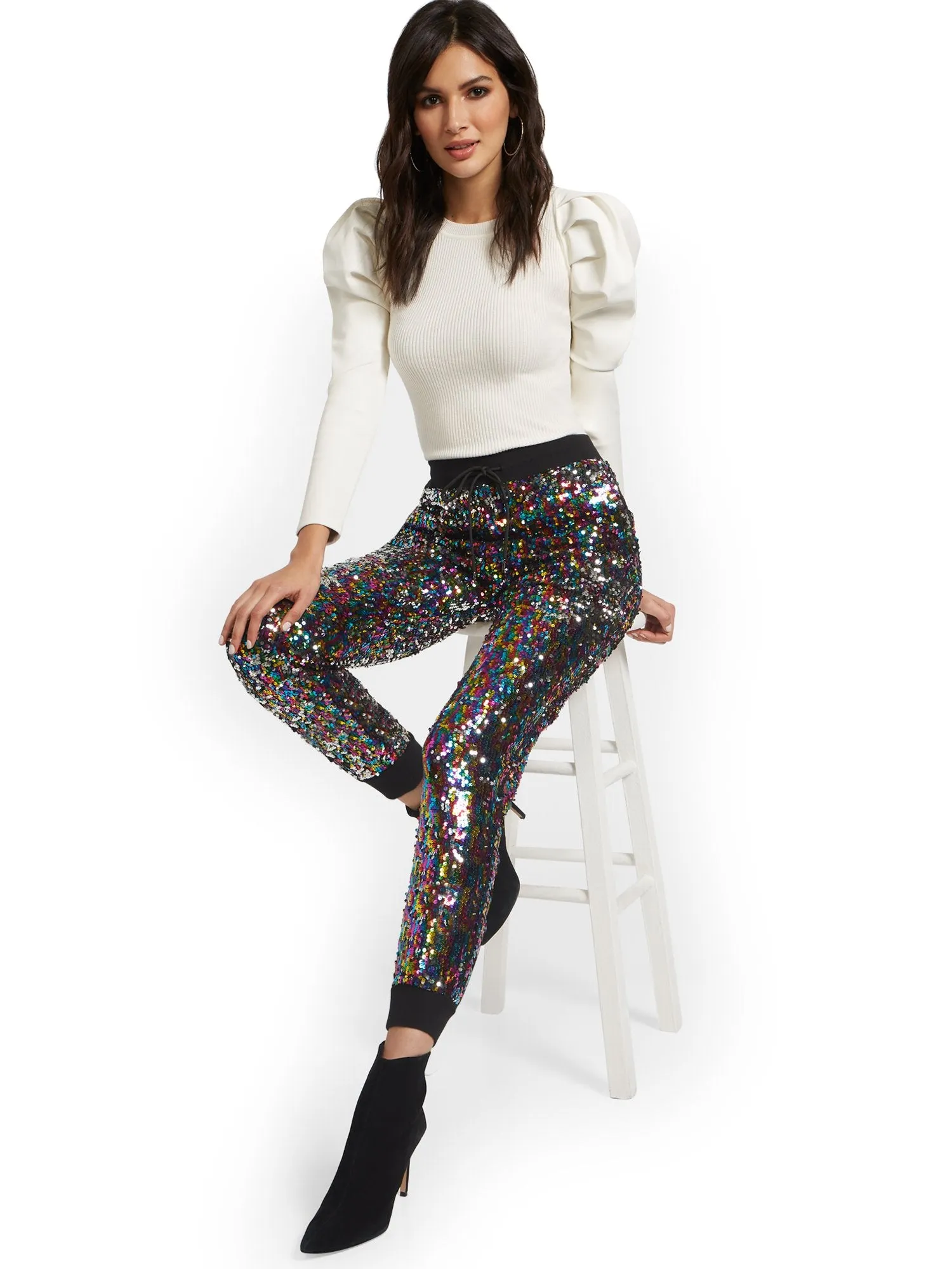 Sequin Jogger Pant - 7th Avenue