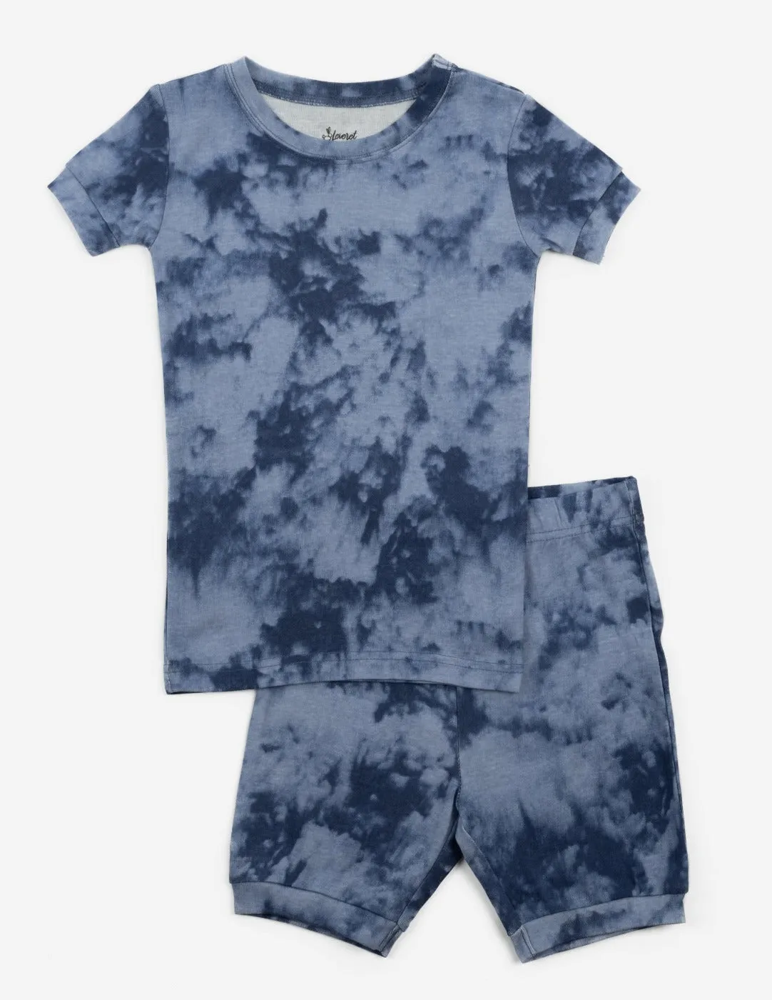 Short Sleeve Mix Tie Dye Cotton Pajamas
