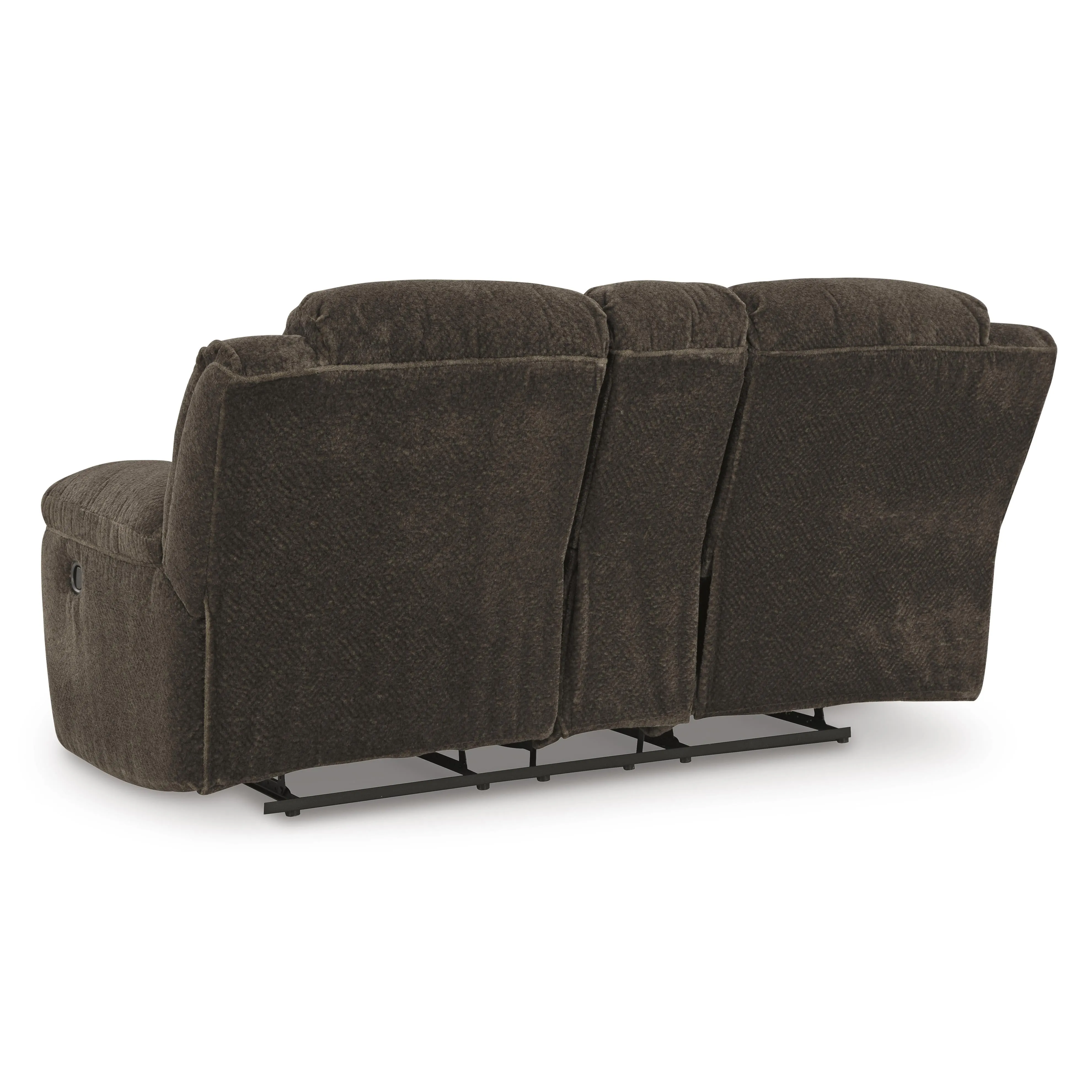 Signature Design by Ashley Frohn Reclining Fabric Loveseat with Console 3740794C