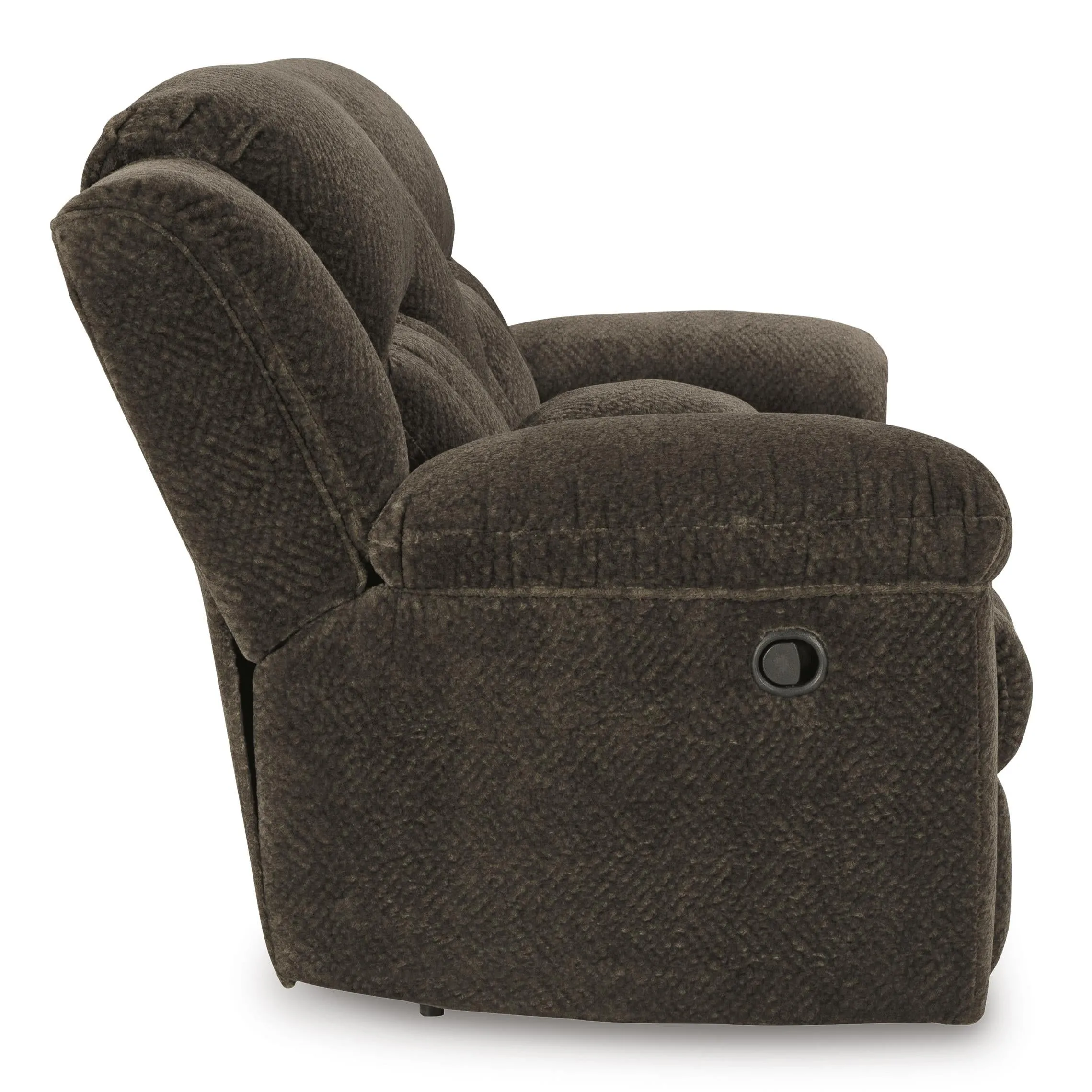 Signature Design by Ashley Frohn Reclining Fabric Loveseat with Console 3740794C