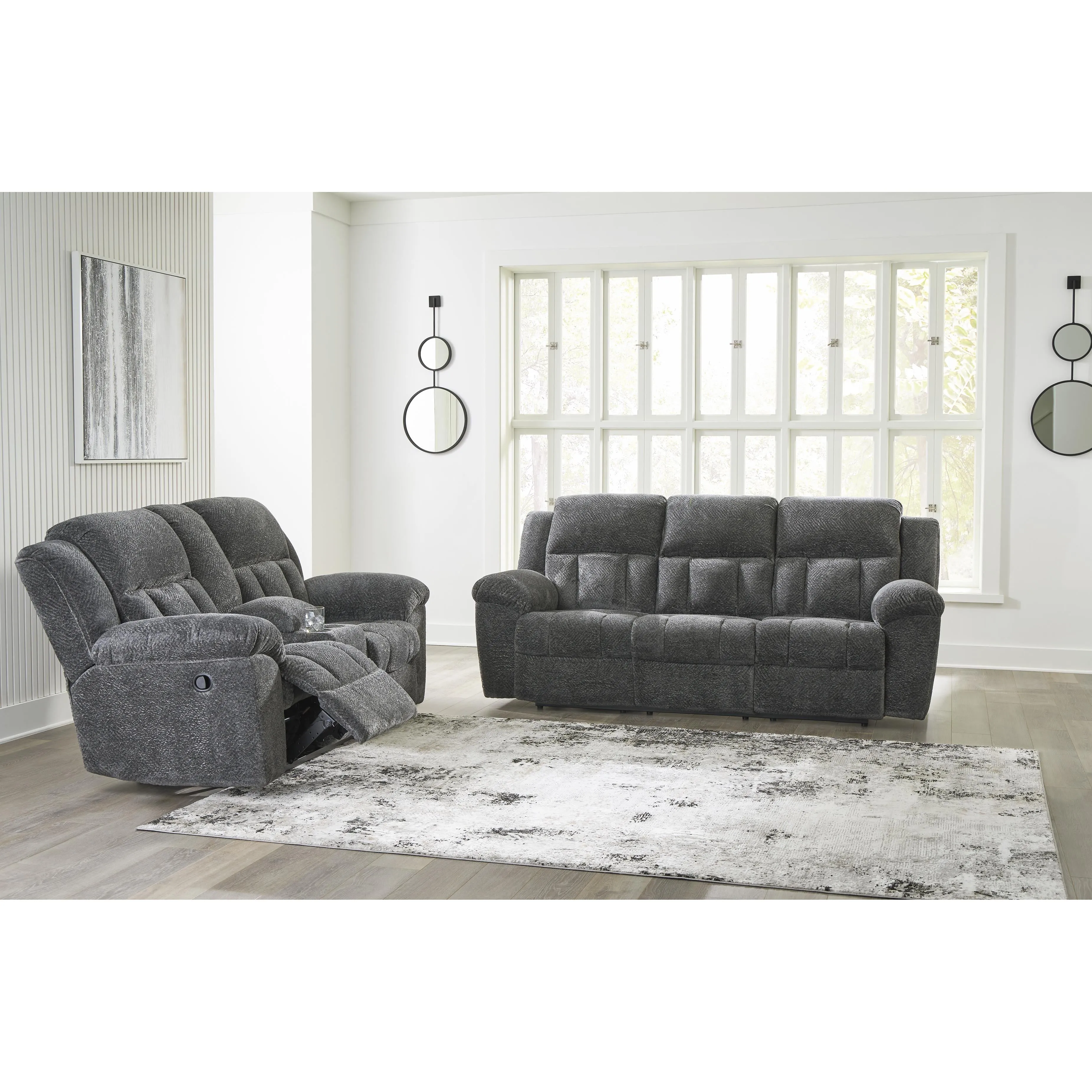 Signature Design by Ashley Frohn Reclining Fabric Sofa 3740688C