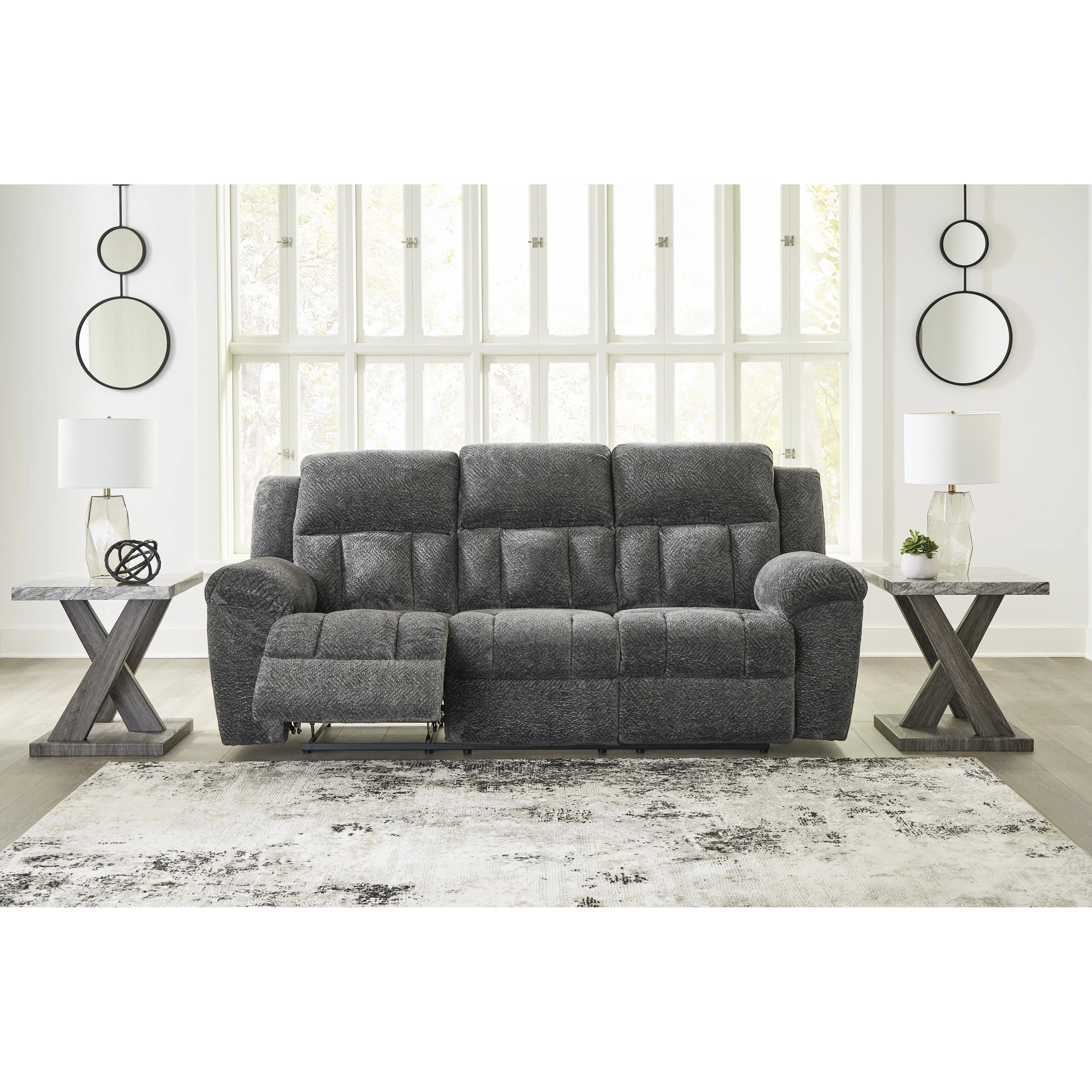 Signature Design by Ashley Frohn Reclining Fabric Sofa 3740688C