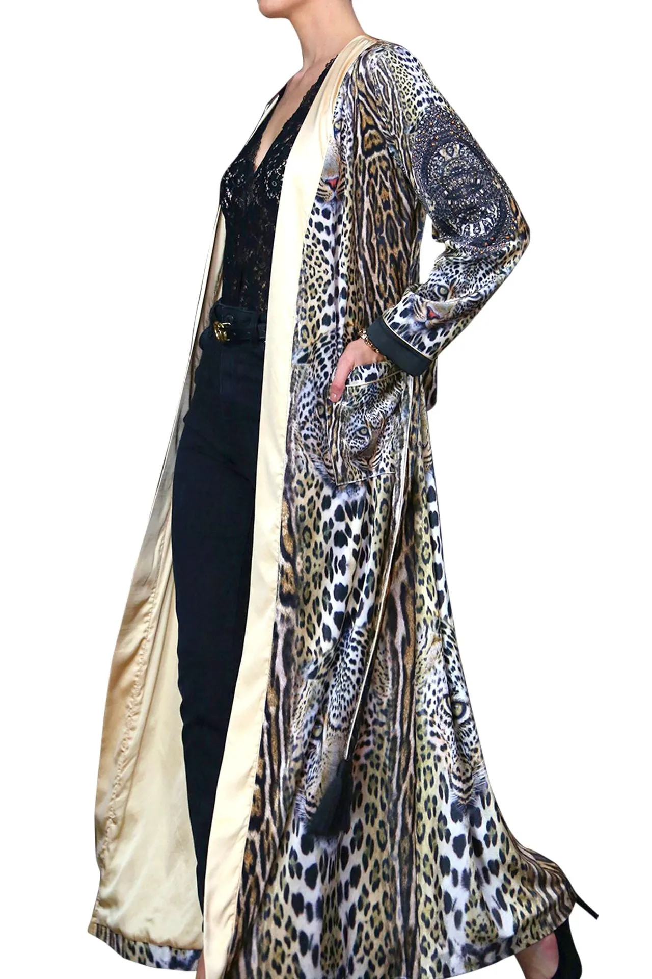 Silk Duster Kimono Robe