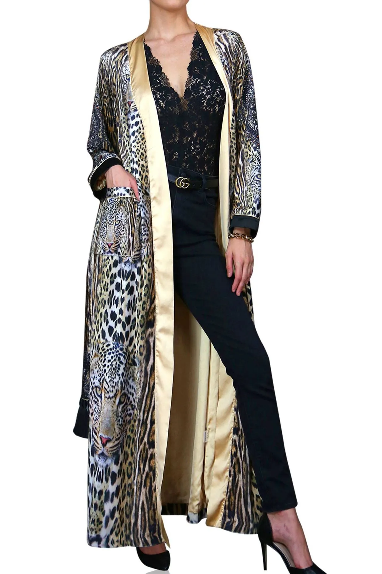Silk Duster Kimono Robe