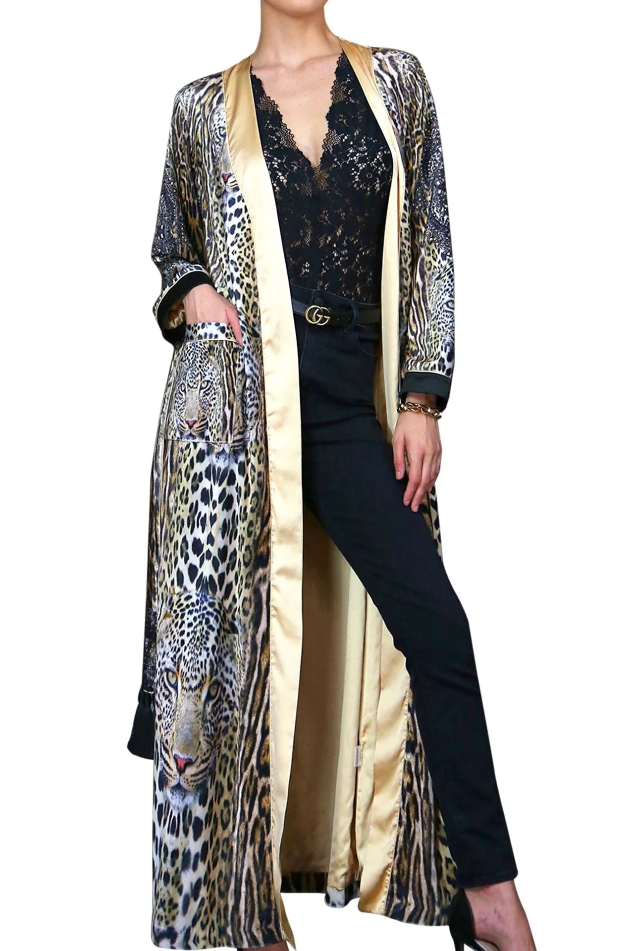 Silk Duster Kimono Robe