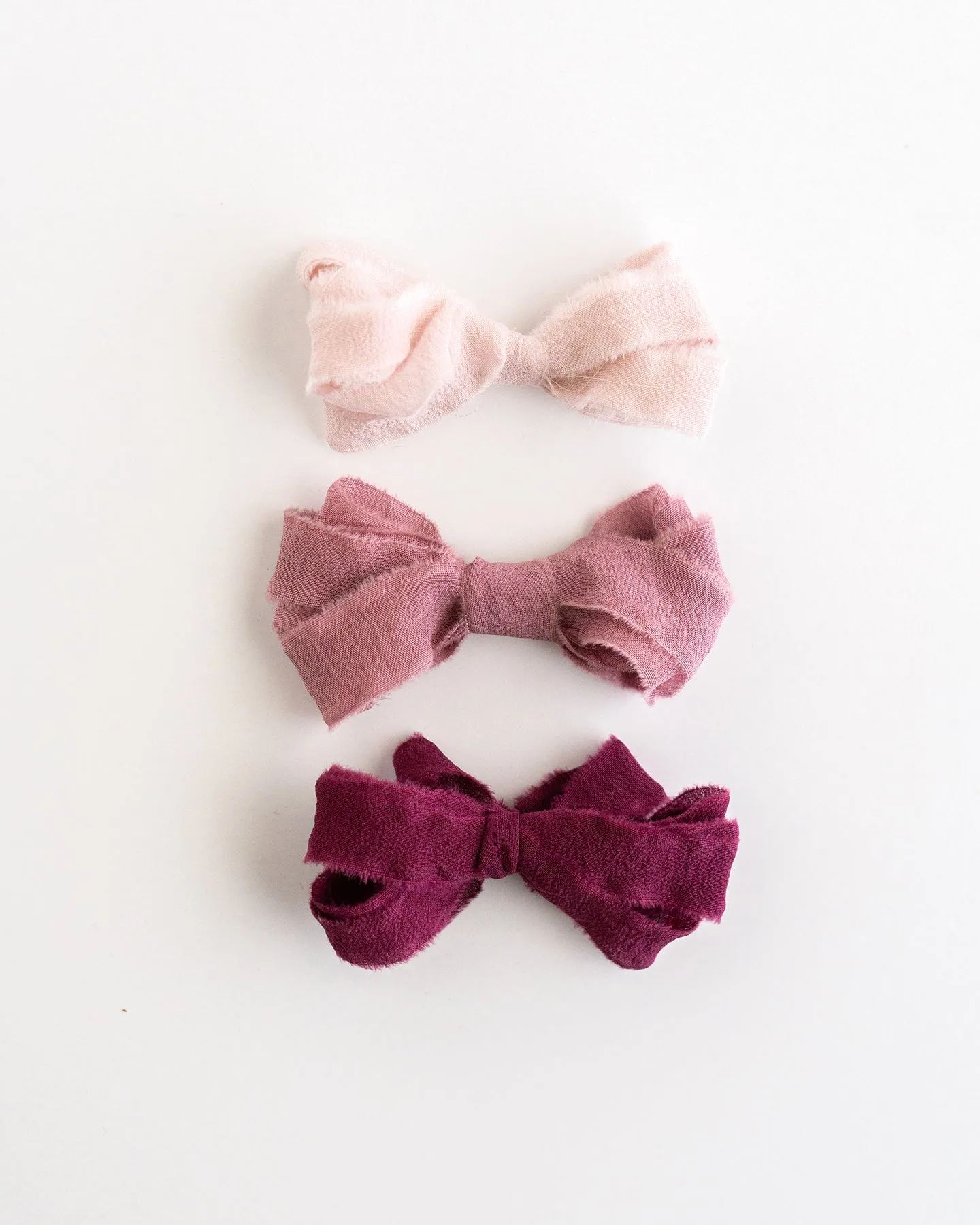 Silk Ribbon Trim in Blush