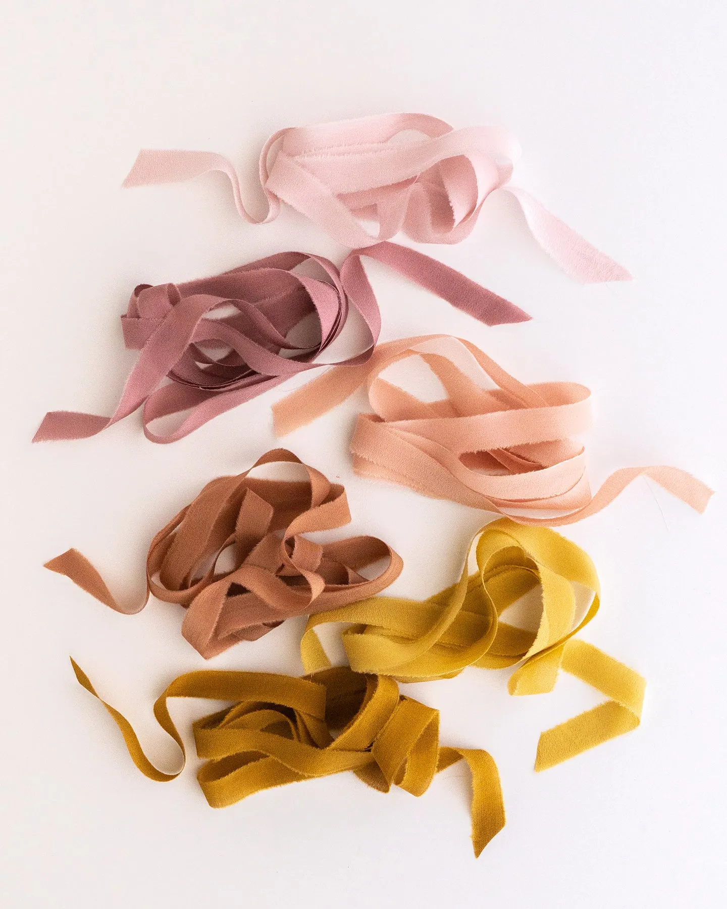 Silk Ribbon Trim in Blush