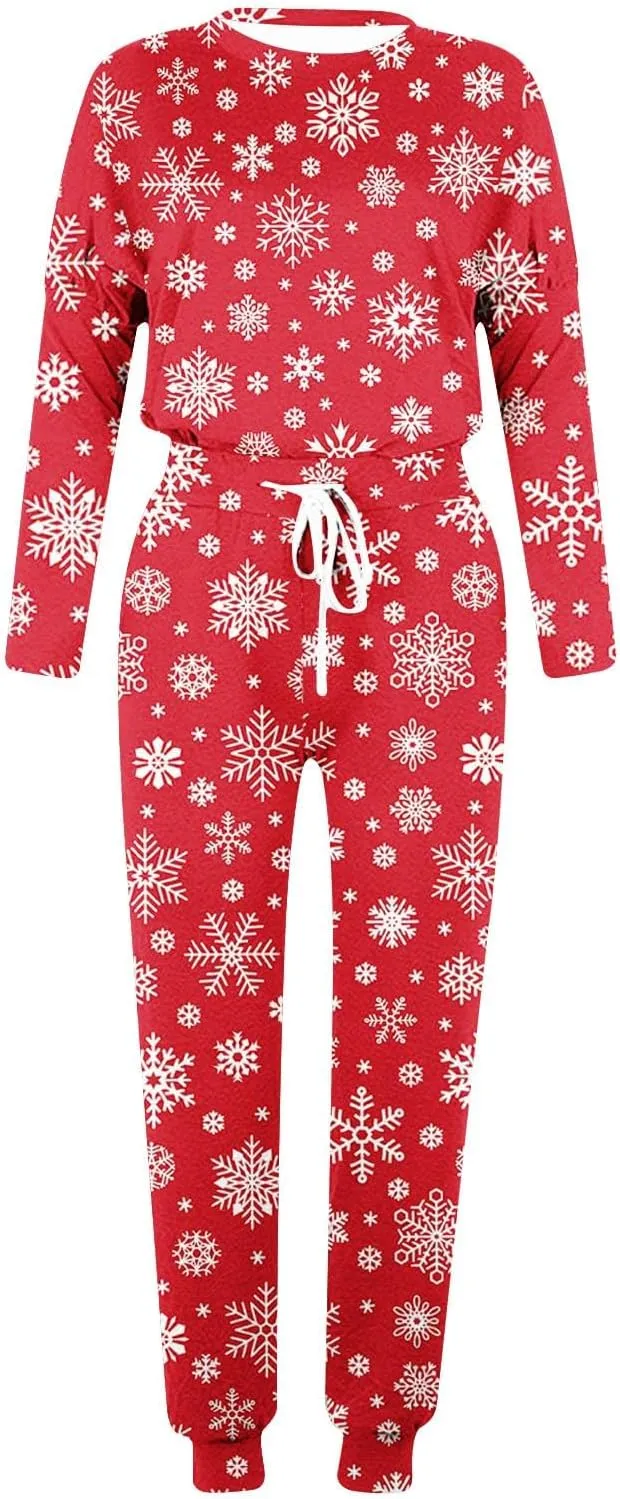 Silk Satin Pajamas Set Women Women's Two Outfit Long Sleeve Crewneck Pullover Tops and Long Pants Tracksuit Camisole