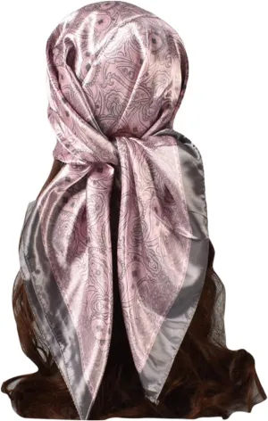 Silk Scarf For Women Scarves For Women Women Silk Scarf Womens Spring Summer Prints Satin Cashew Flower Prints