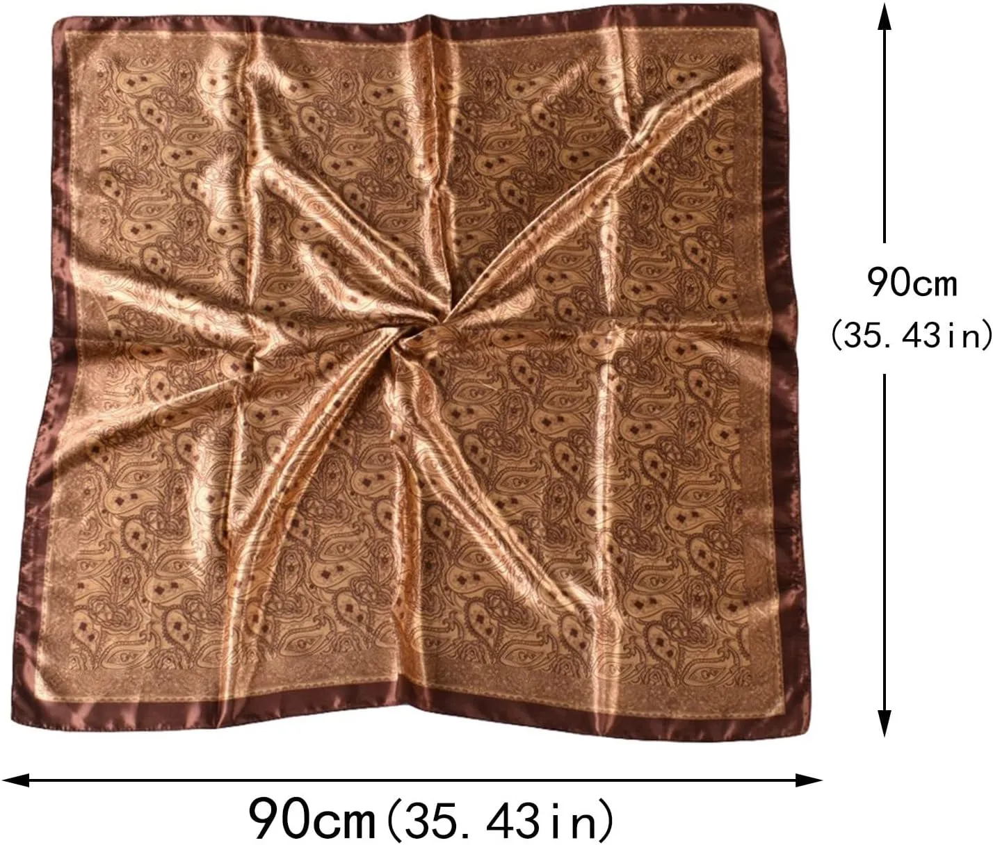 Silk Scarf For Women Scarves For Women Women Silk Scarf Womens Spring Summer Prints Satin Cashew Flower Prints
