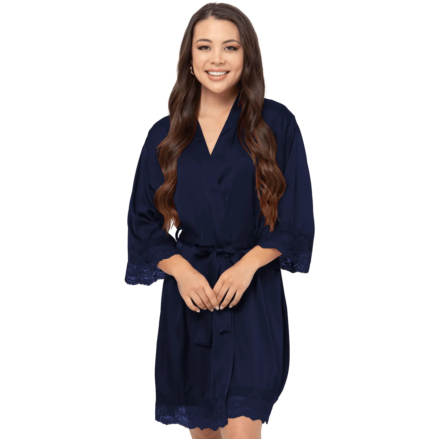 Silky Lace Robes-Back Text