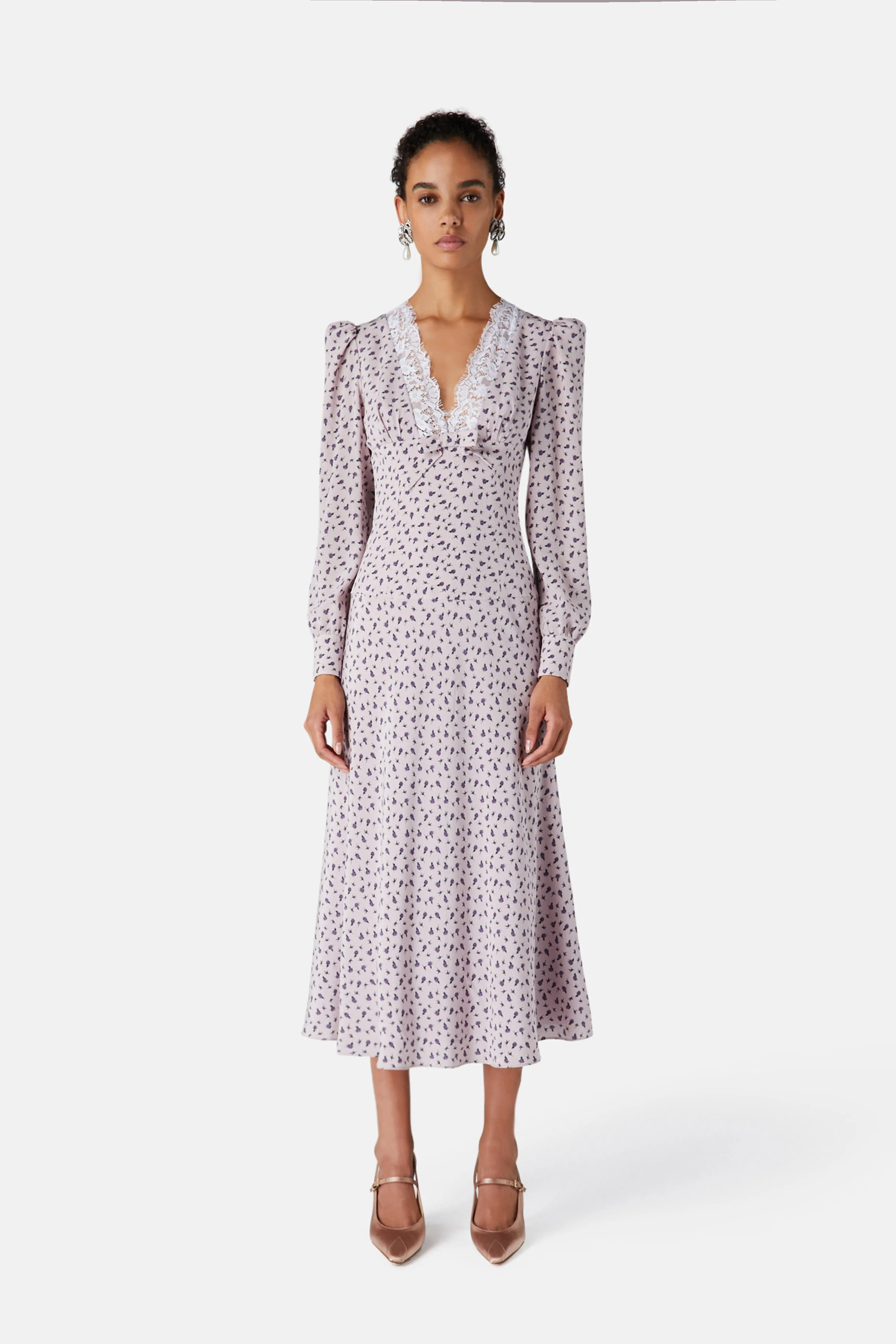 SMALL ROSE PRINT DRESS