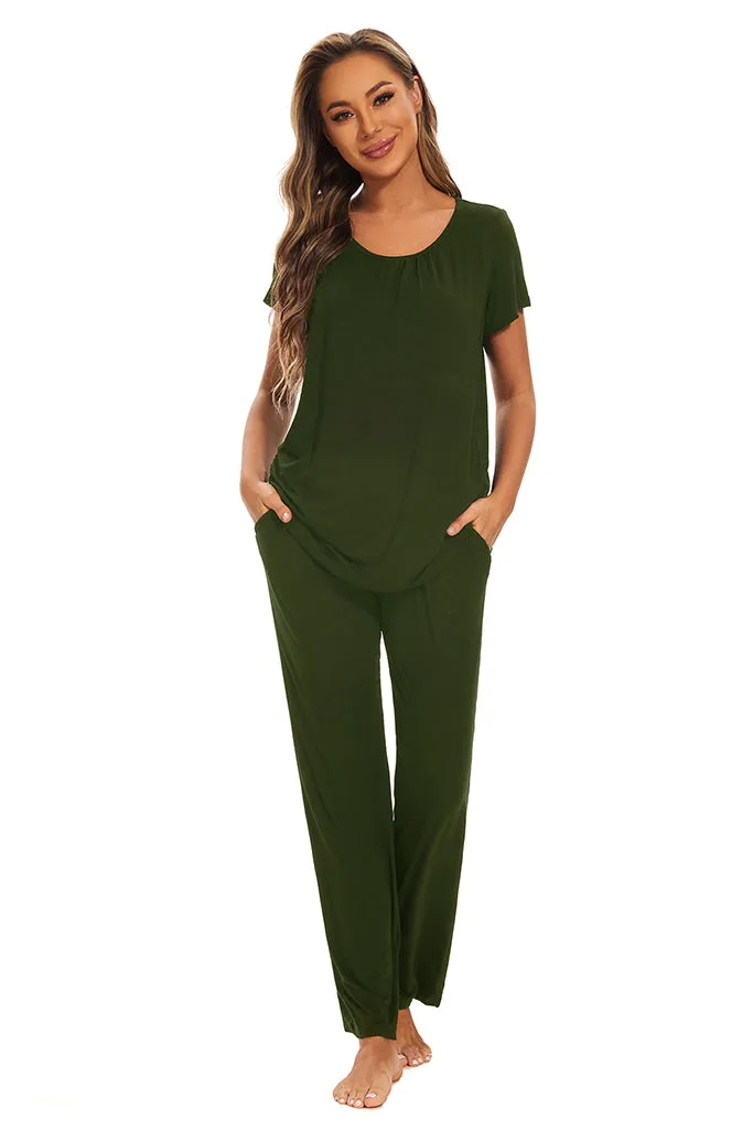 Smallshow Maternity Nursing Pajama Set