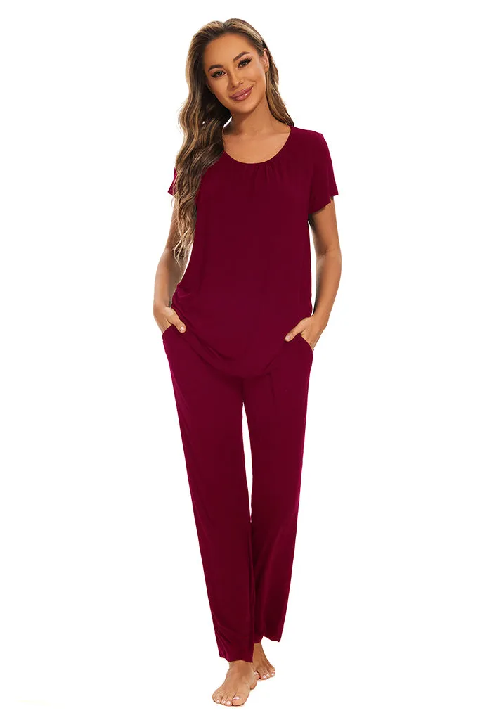 Smallshow Maternity Nursing Pajama Set