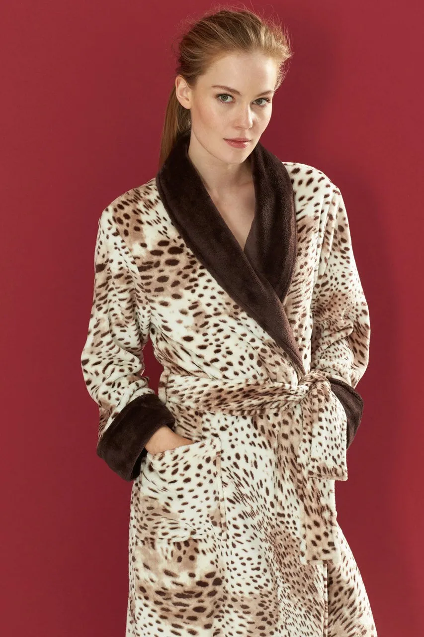 Snow Leopard Robe