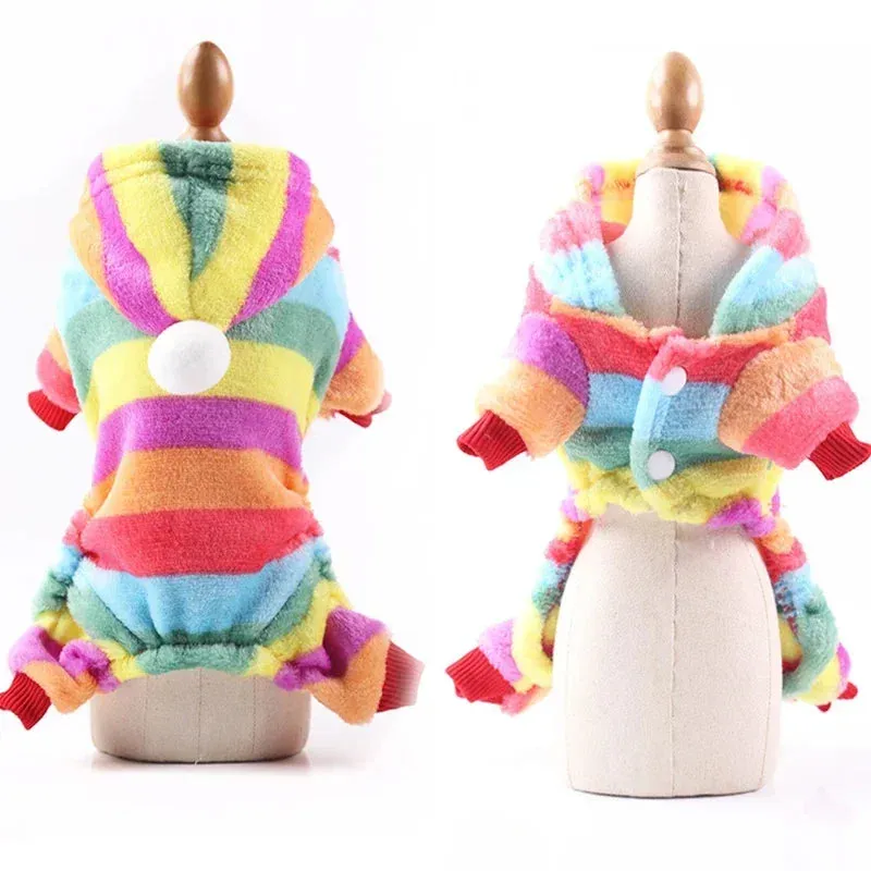 Soft Warm Pet Dog Jumpsuits Clothing for Dogs Pajamas Fleece Pet Dog Clothes for Dogs Coat Jacket Chihuahua Yorkshire Ropa Perro