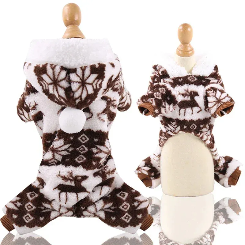 Soft Warm Pet Dog Jumpsuits Clothing for Dogs Pajamas Fleece Pet Dog Clothes for Dogs Coat Jacket Chihuahua Yorkshire Ropa Perro