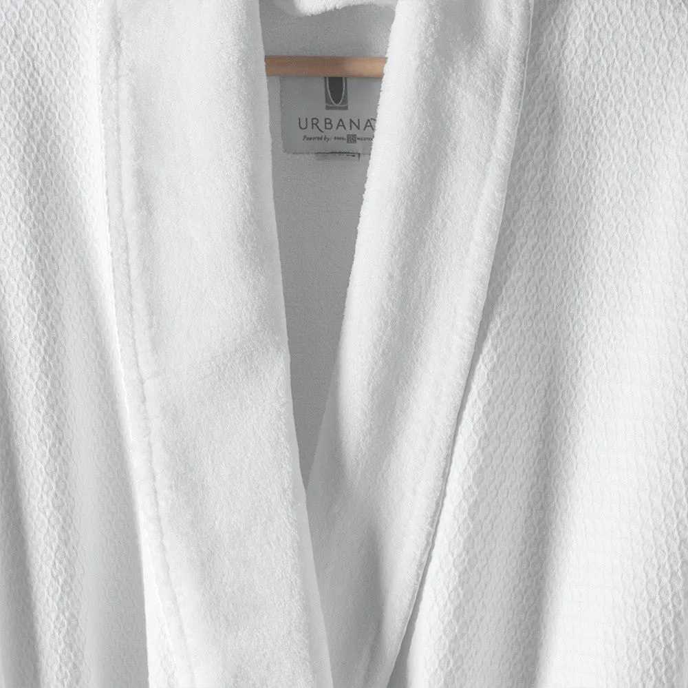 Spa Glow Waffle Jacquard Bath Robe Urbana