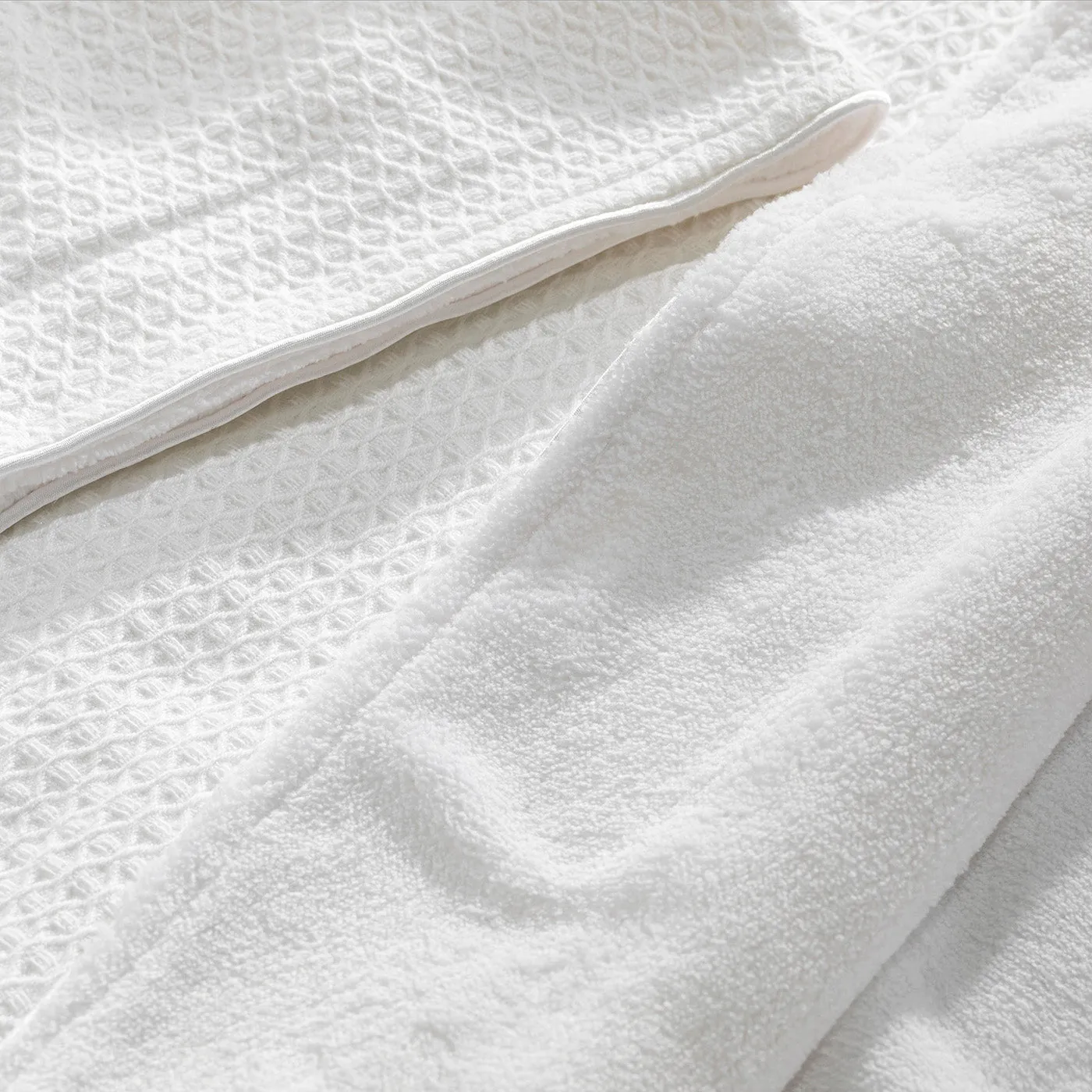 Spa Glow Waffle Jacquard Bath Robe Urbana