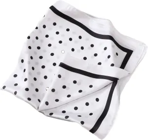 Square Scarf Silk Scarf Letter Printed Silk Scarf Women's Professional Silk Scarf Satin Silk Scarf