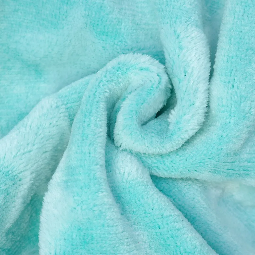 Star Fleece Hooded Onesie - Teal