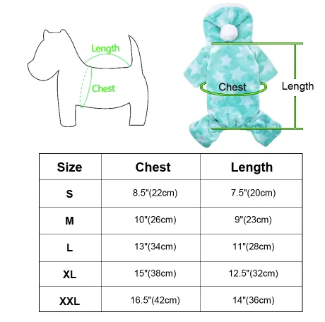 Star Fleece Hooded Onesie - Teal