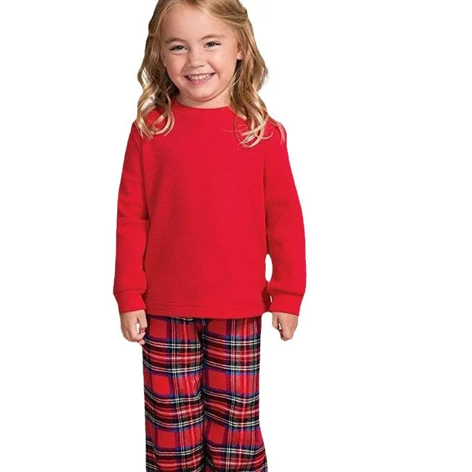 Stewart Plaid Matching Christmas Family Pajamas