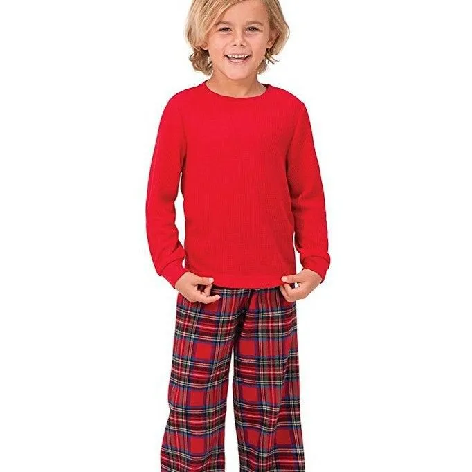 Stewart Plaid Matching Christmas Family Pajamas