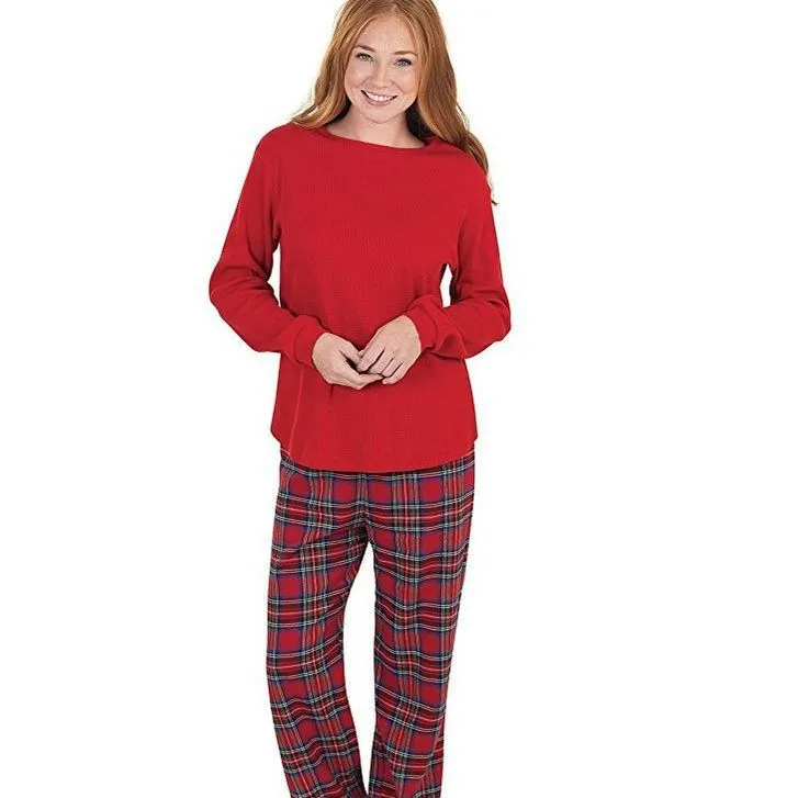 Stewart Plaid Matching Christmas Family Pajamas