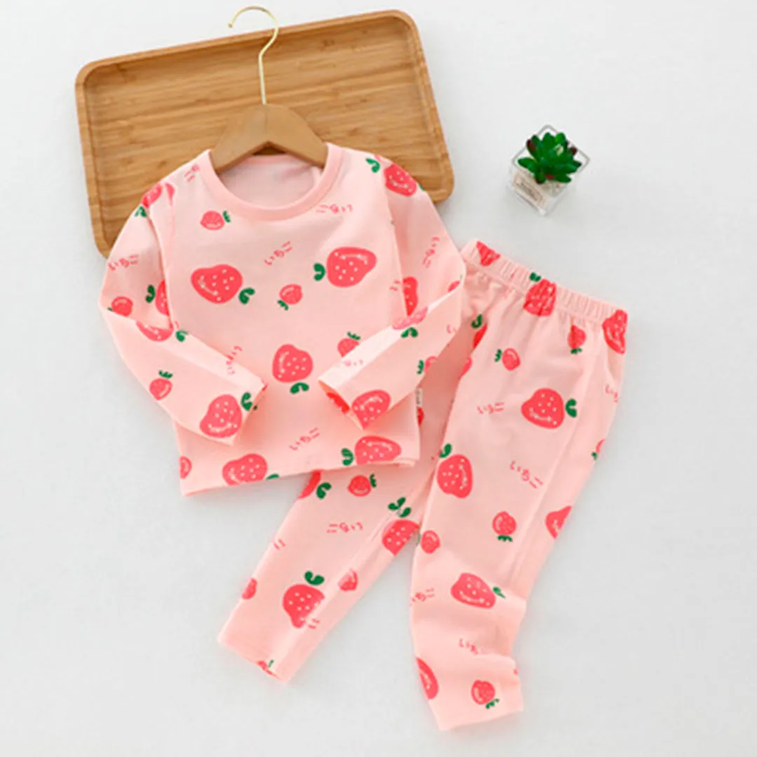 Strawberries 2 piece pajama set