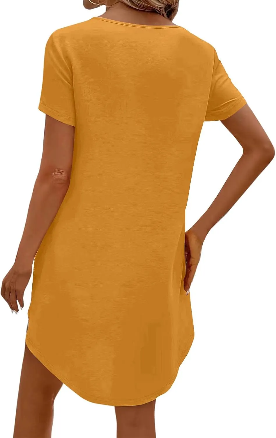 Summer Sets for Women Short Sleeve Crossover Hem Tunic Top Classic Cozy Shorts Outfits Two Piece Irregular Tracksuit