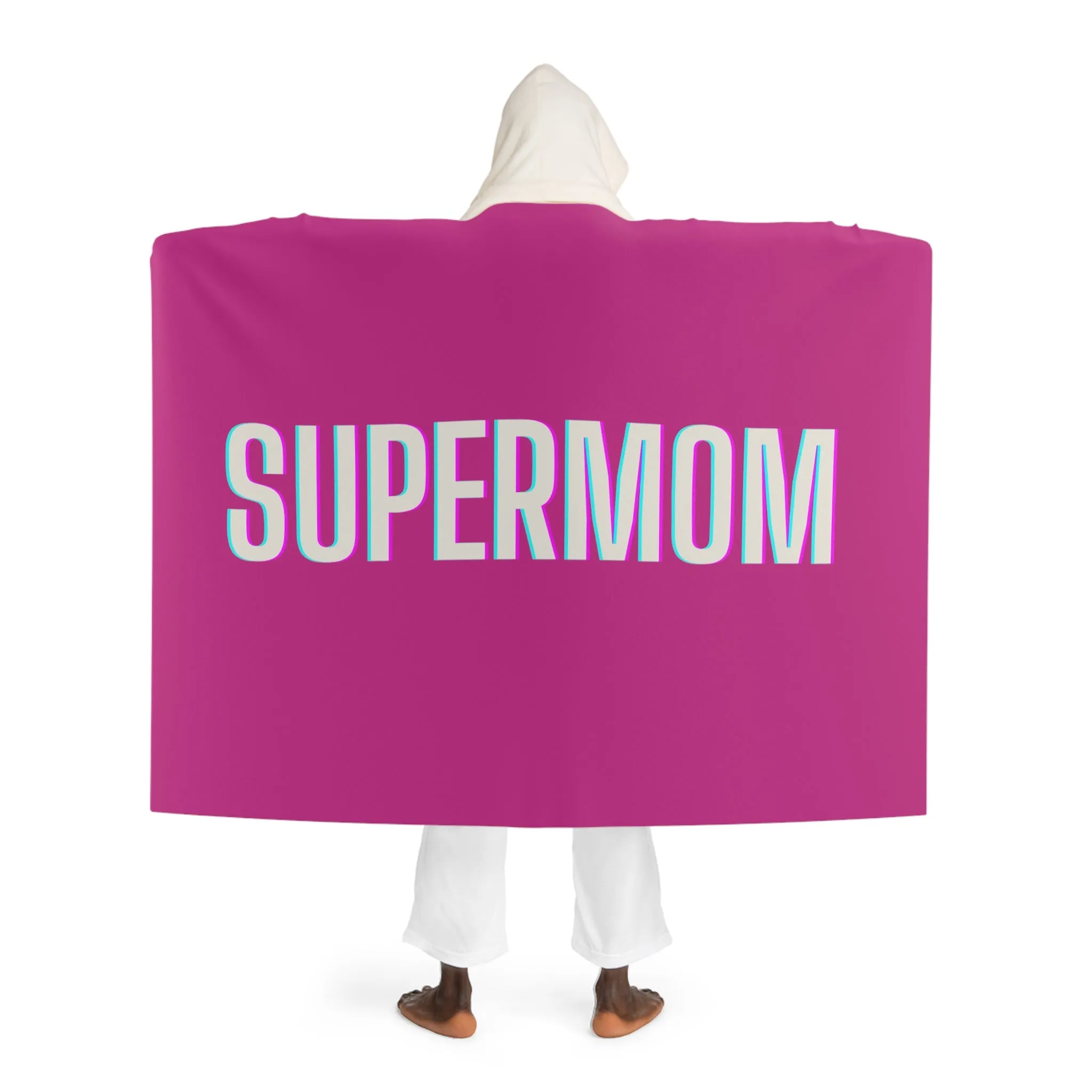 Supermom Hooded Blanket, Mothers Day Gift for Best Mom, Birthday Gift for Mom that does it all, Best Mom,
