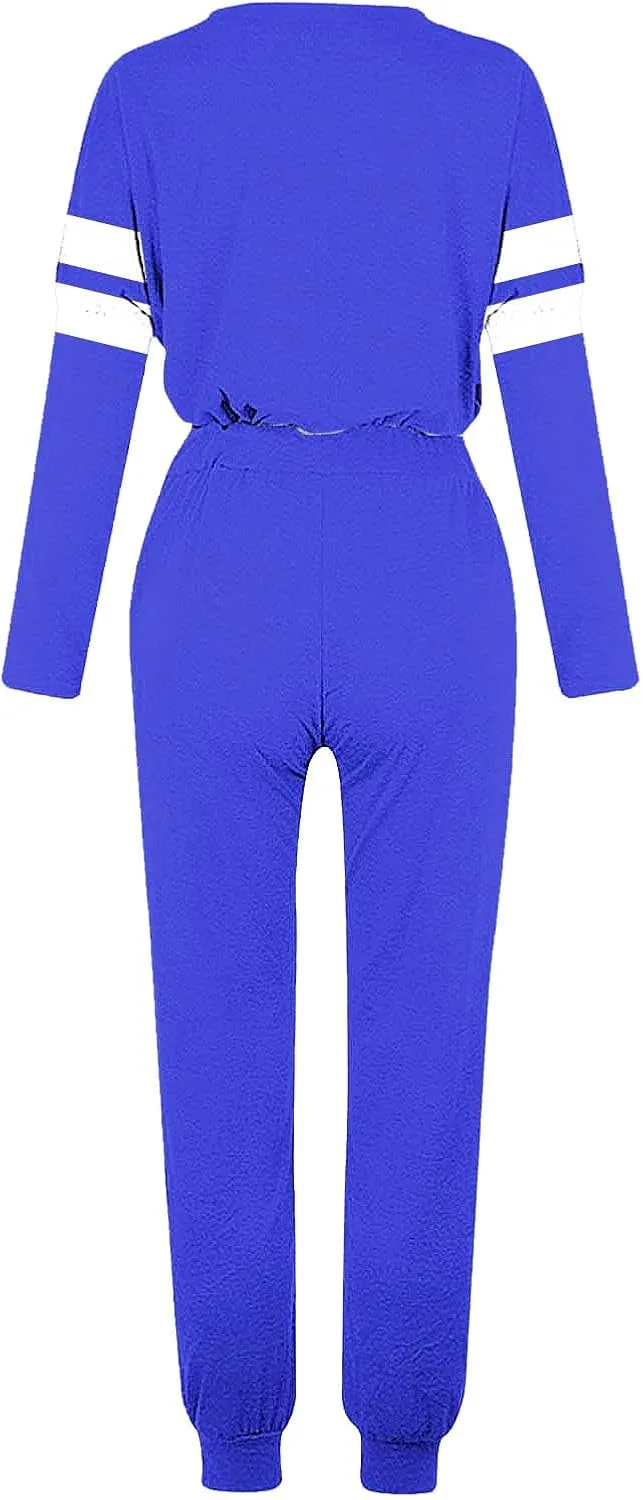 Sweat Suits Womens 2 Piece Outfits Comfy Lounge Sets Casual Plus Size Sweatsuits Crewneck Tops and Pants Set