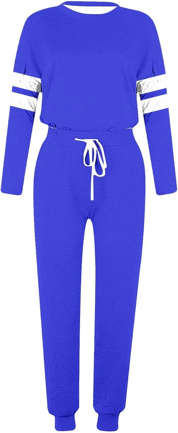 Sweat Suits Womens 2 Piece Outfits Comfy Lounge Sets Casual Plus Size Sweatsuits Crewneck Tops and Pants Set