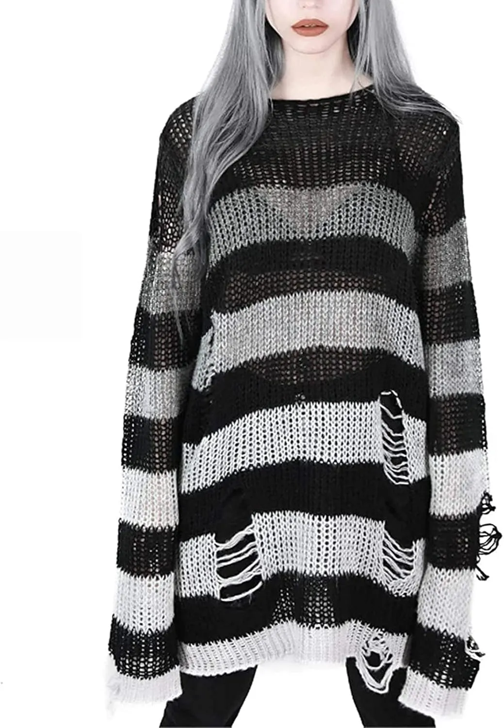 Sweater Dress for Women Pullover Winter Waist Long Sweater Loose Dress Women Sweater Long Sleeve Oversized Long