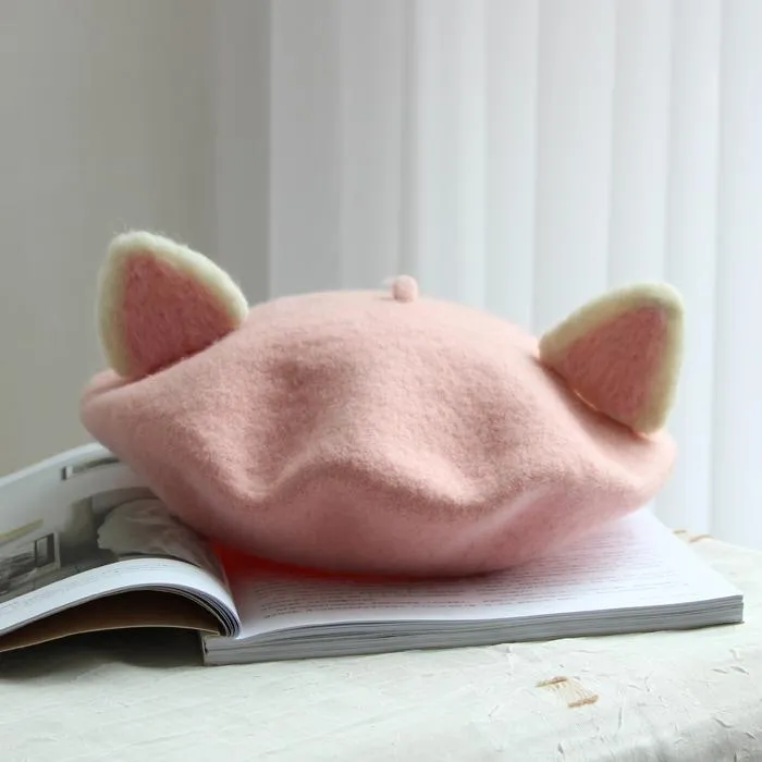 Sweet Cat Ear Beret AD0275