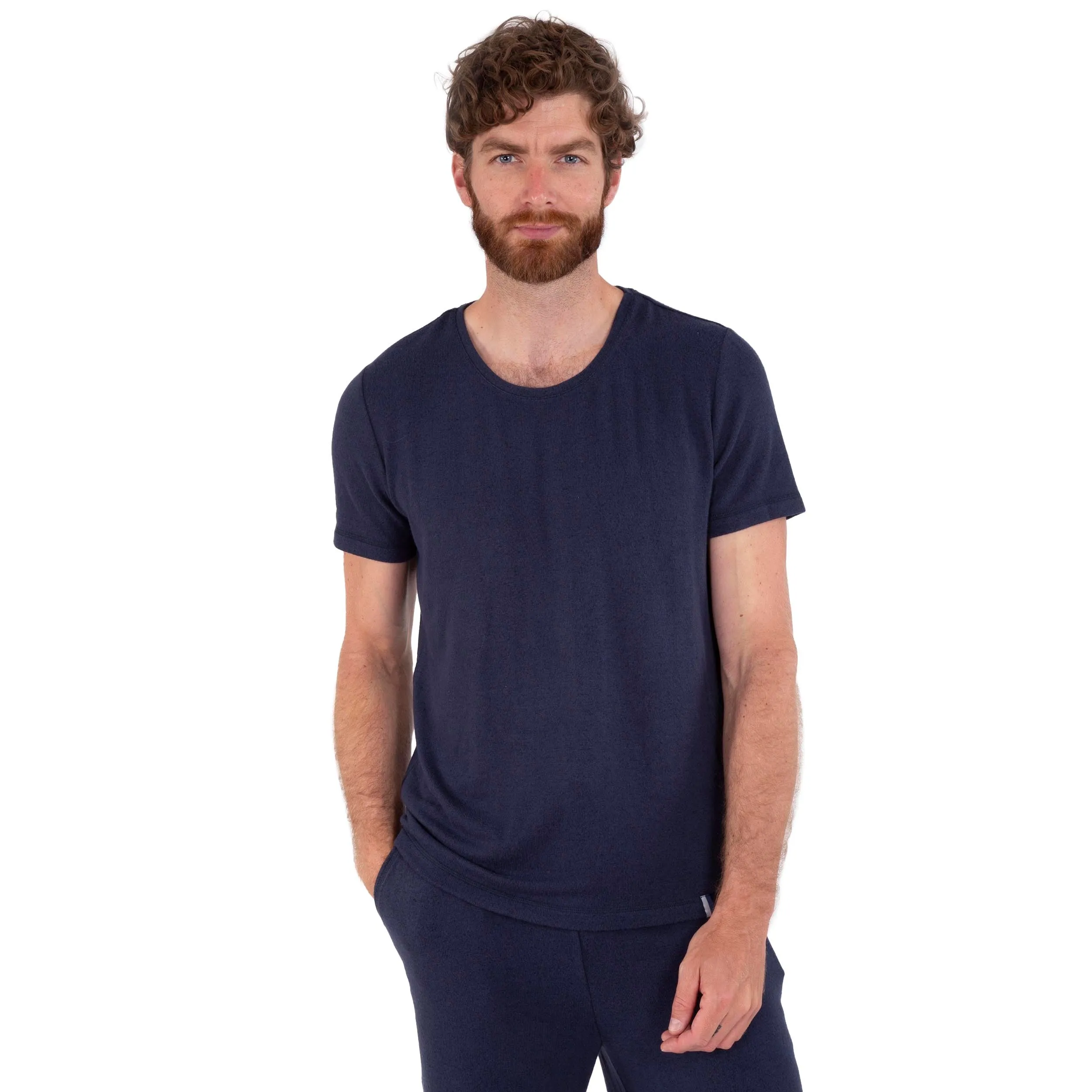 T-shirt manches courtes Homme Marine