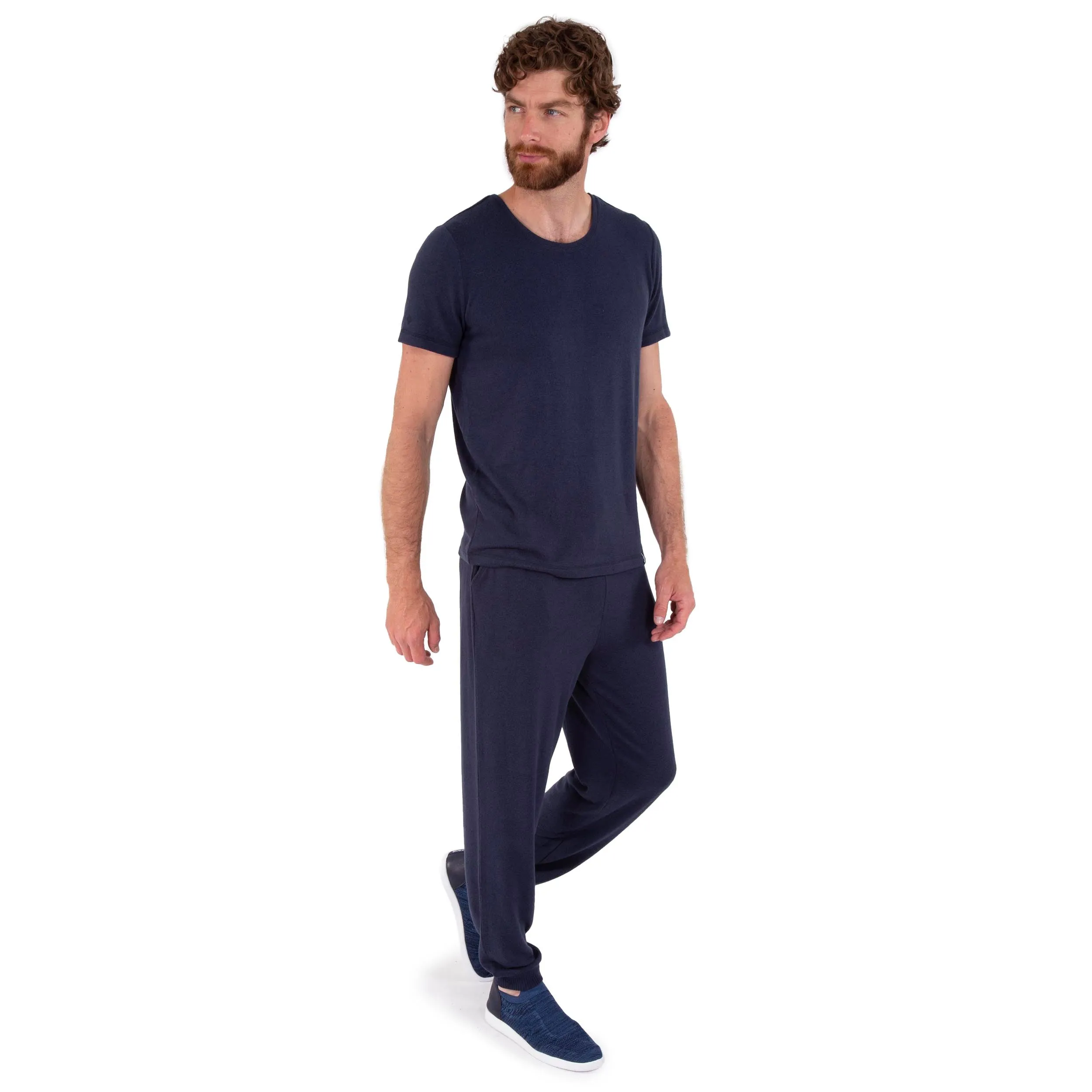 T-shirt manches courtes Homme Marine